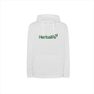 Bluza męska z kapturem z logo Herbalife