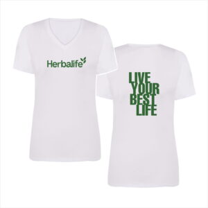 Koszulka damska Herbalife Live your best life