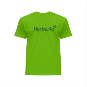 Koszulka męska z logo Herbalife - kolor limonka