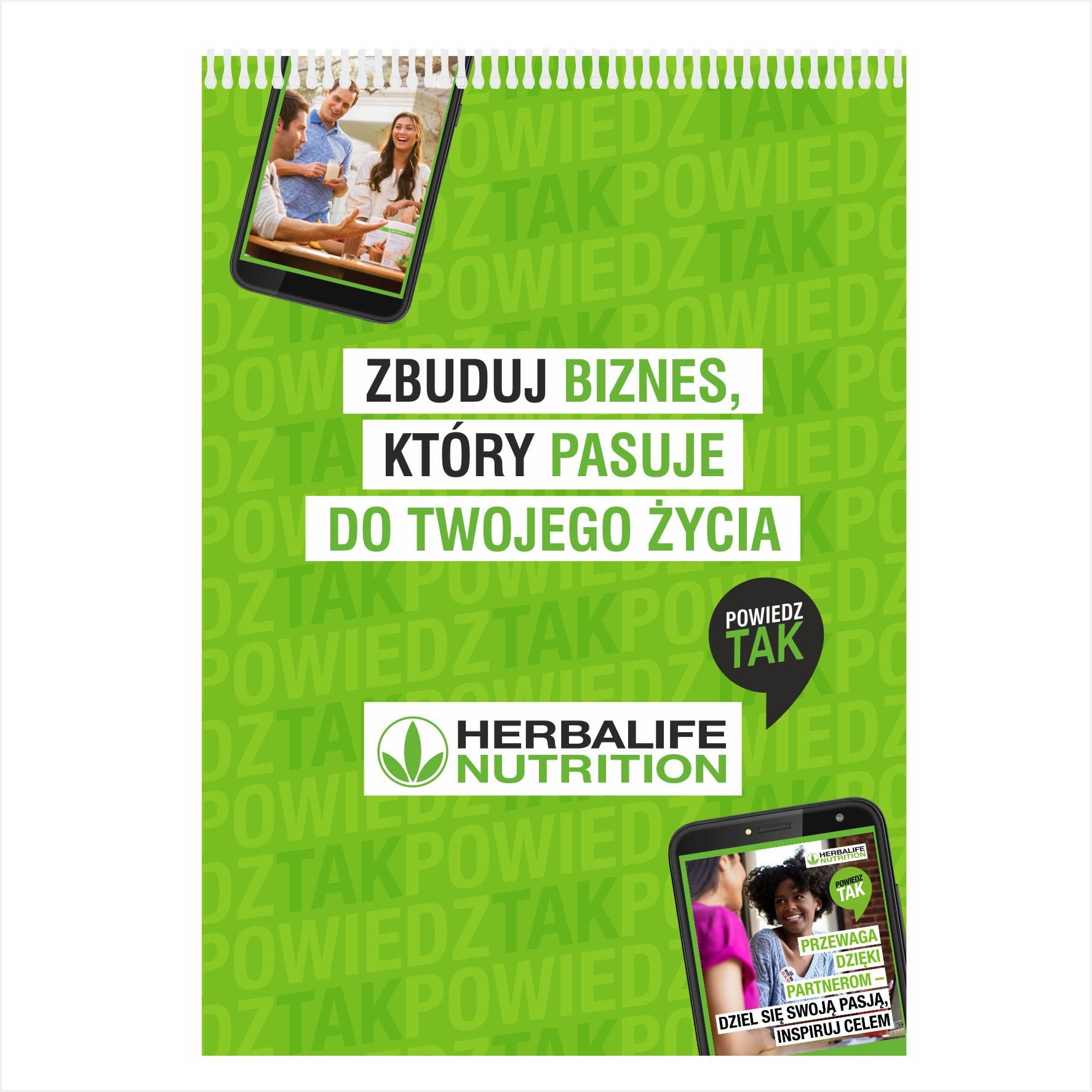 25 szt - Notes A4 spiralowany Herbalife Nutrition - obrazek 3