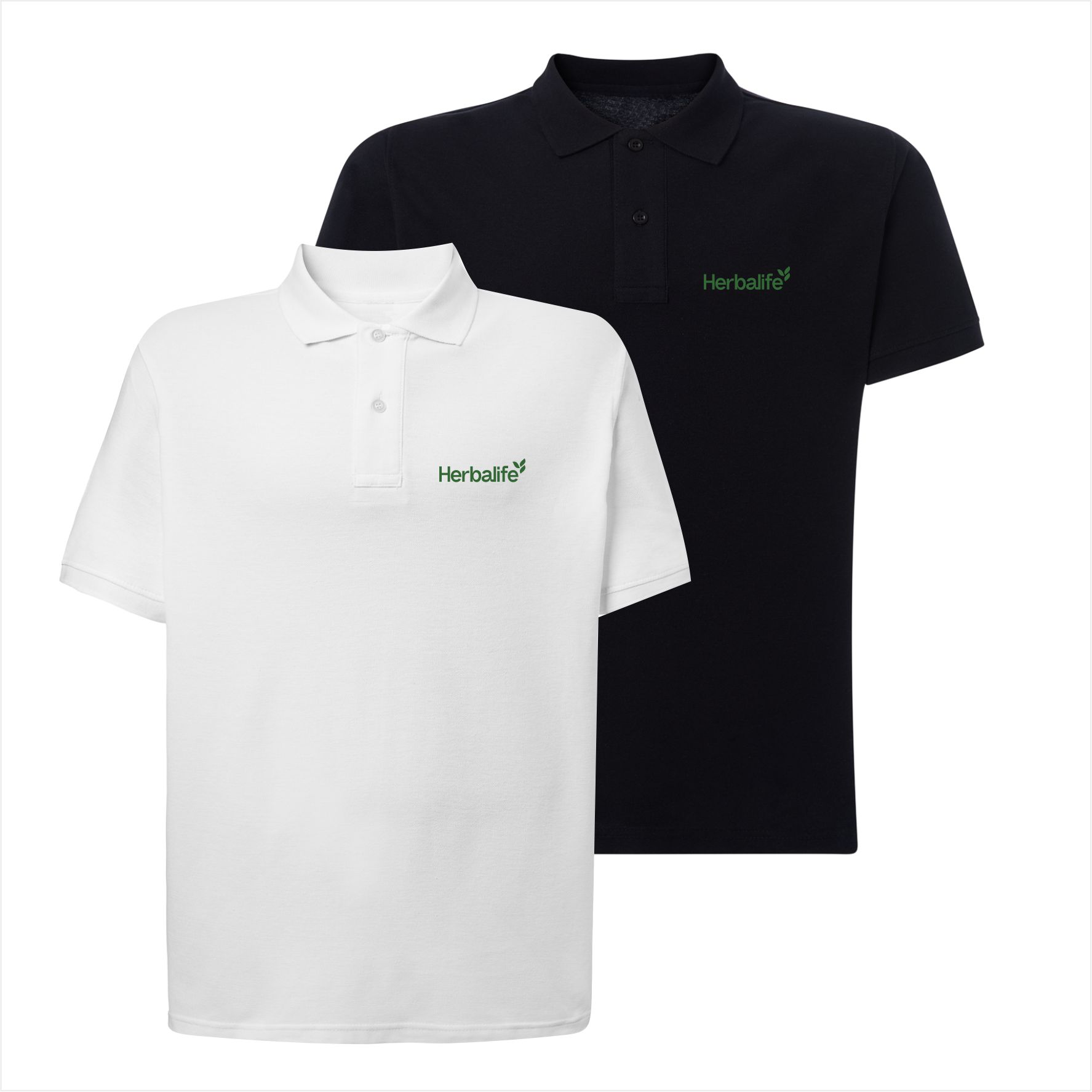 Polo męskie z nadrukiem Herbalife